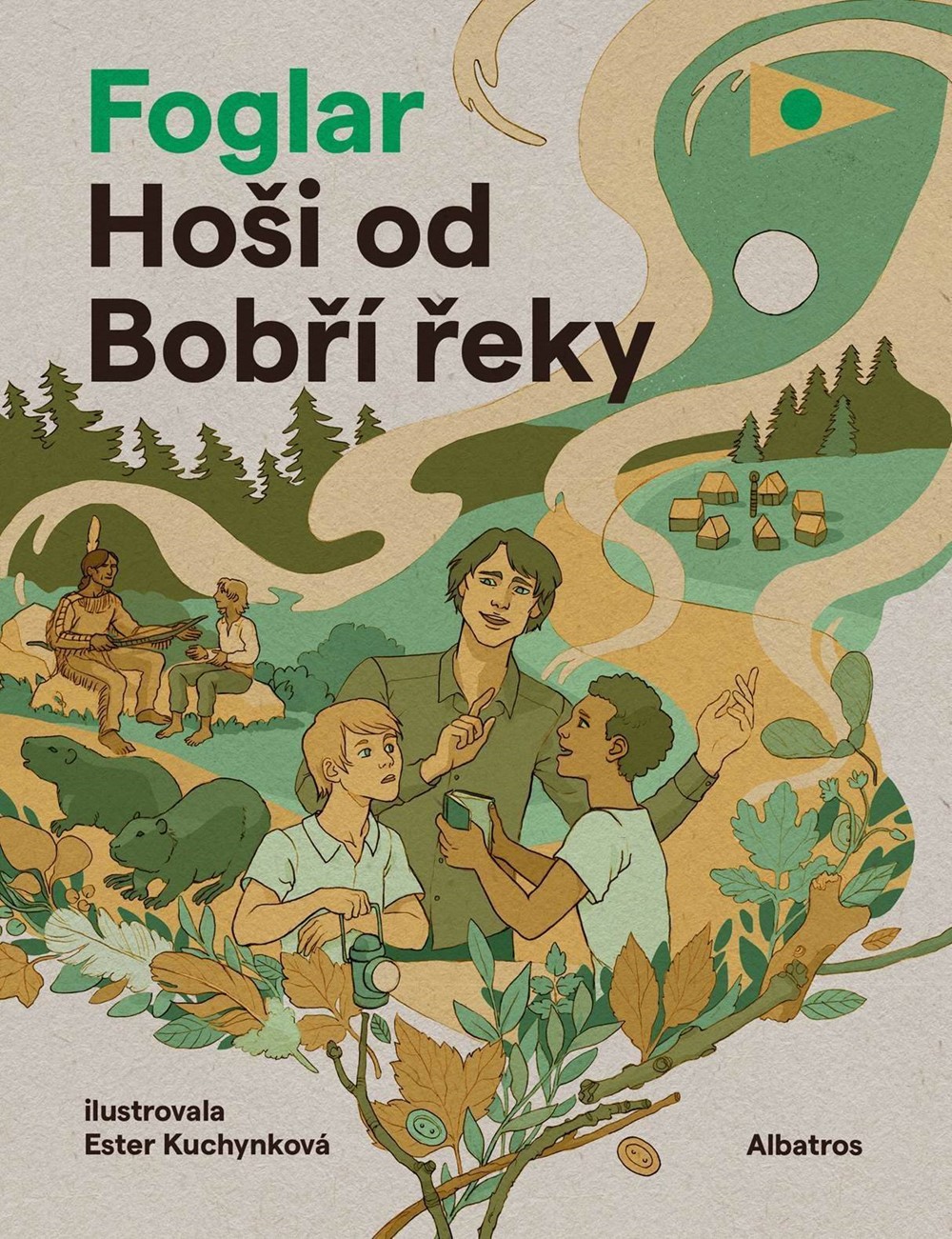 Obálka knihy Hoši od Bobří řeky. 