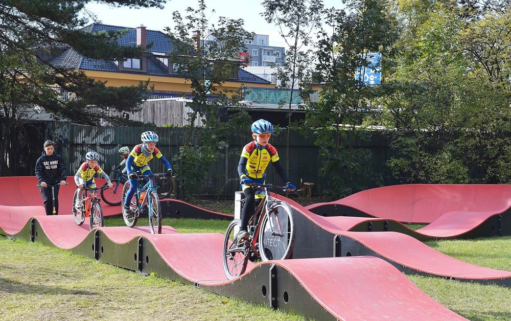 Nová pumptracková dráha ve Valašském Meziříčí. 