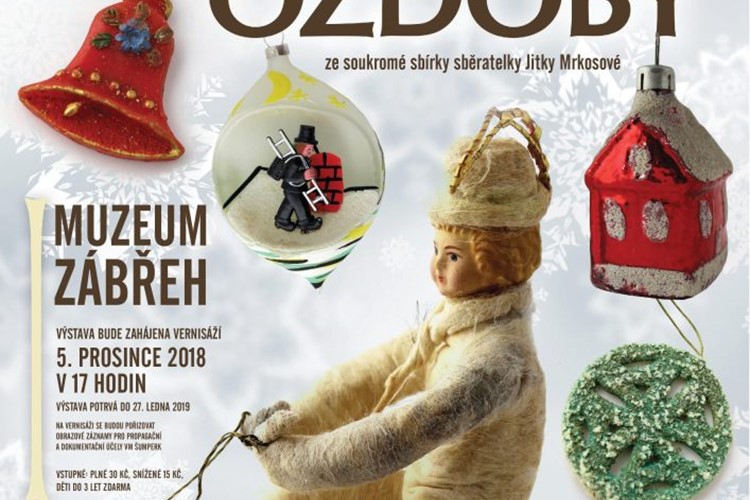 Na výstavě jsou k vidění nejrůznější druhy historických vánočních ozdob