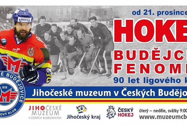 Hokejový klub v Českých Budějovicích slaví 90. výročí od založení i výstavou v Jihočeském muzeu