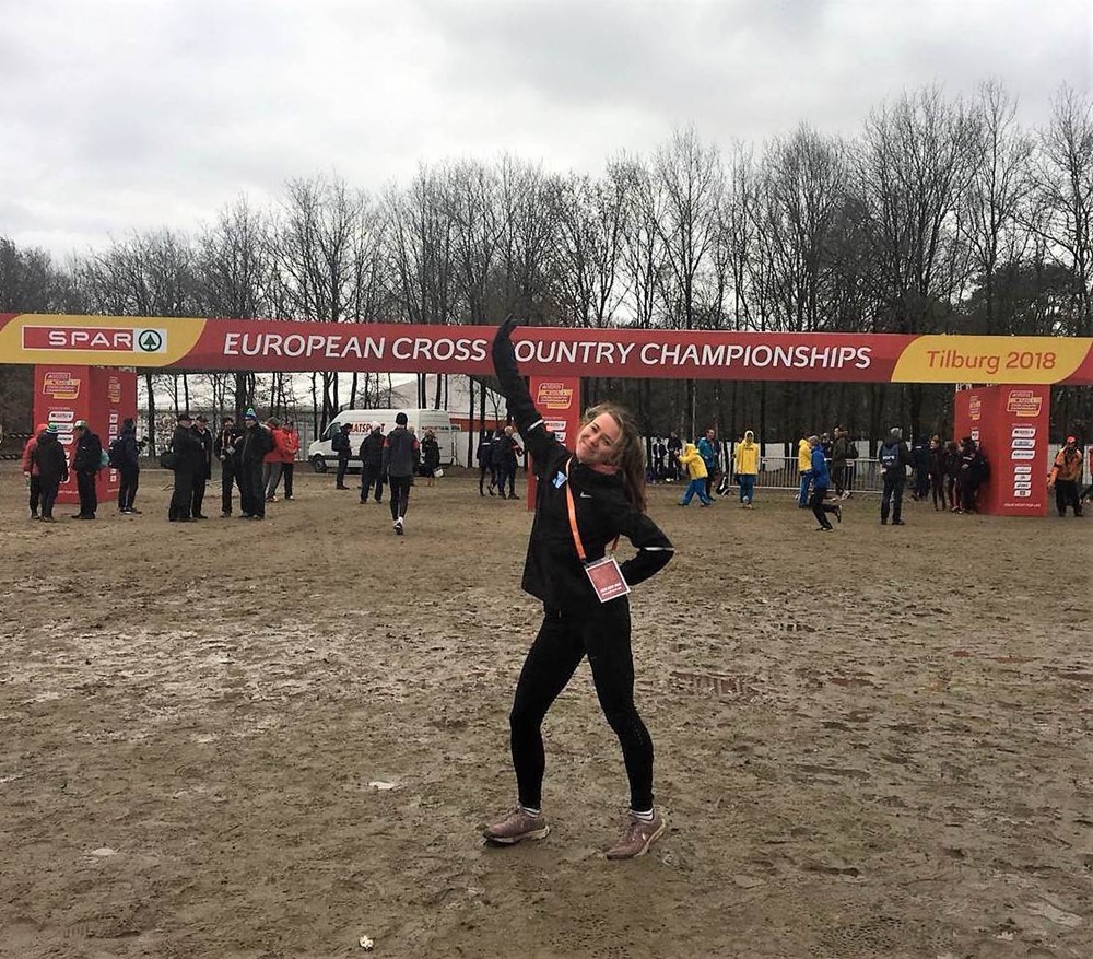 Tereza Hrochová. v nizozemském Tilburgu.  