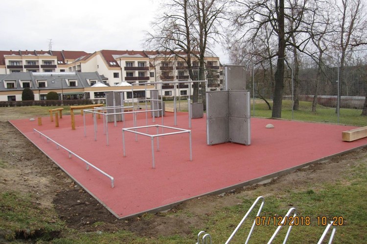 Parkourové hřiště nabídne prostor pro aktivní trávení volného času