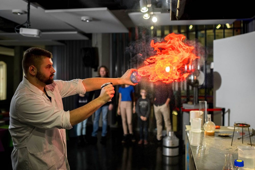 Science show v liberecké iQLANDII. 