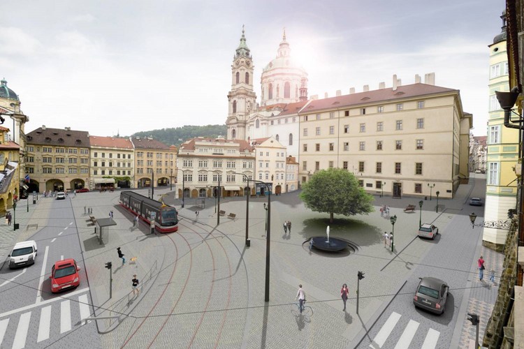 Venkovní výstava přiblíží minulost i budoucnost Malostranského náměstí