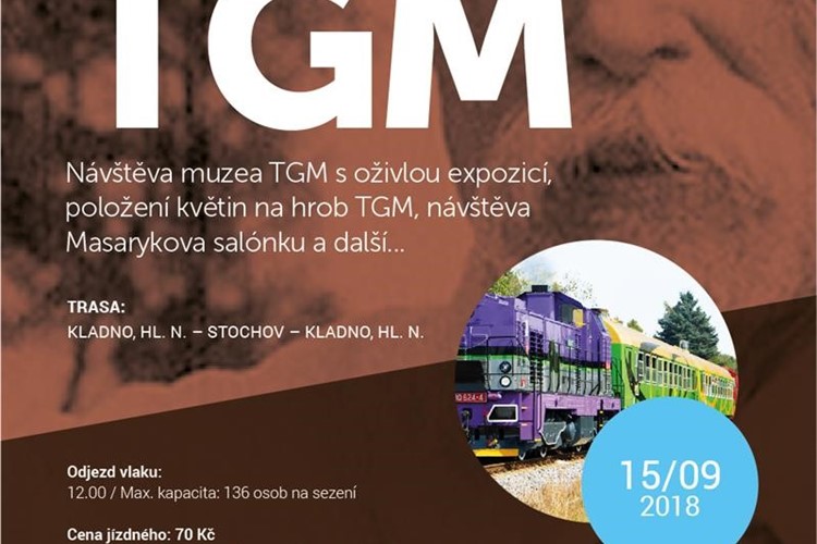Vlakový speciál zaveze cestující z Kladna do Lán