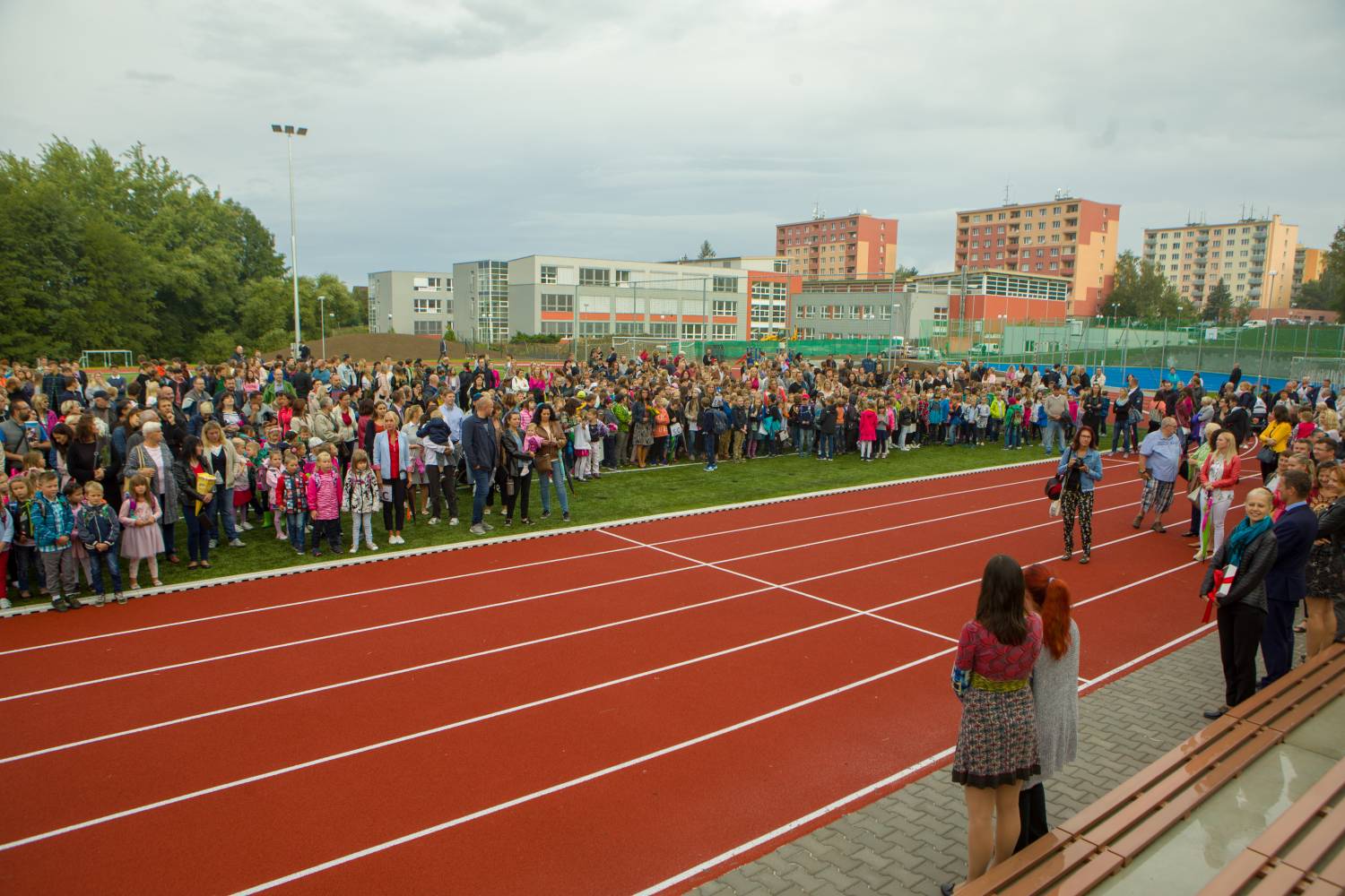 Víceúčelový sportovní areál u Říčanského lesa se otevřel veřejnosti s novým školním rokem
