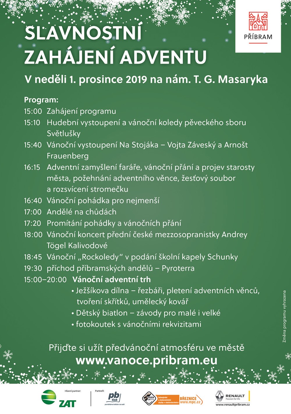 Plakát k akci.