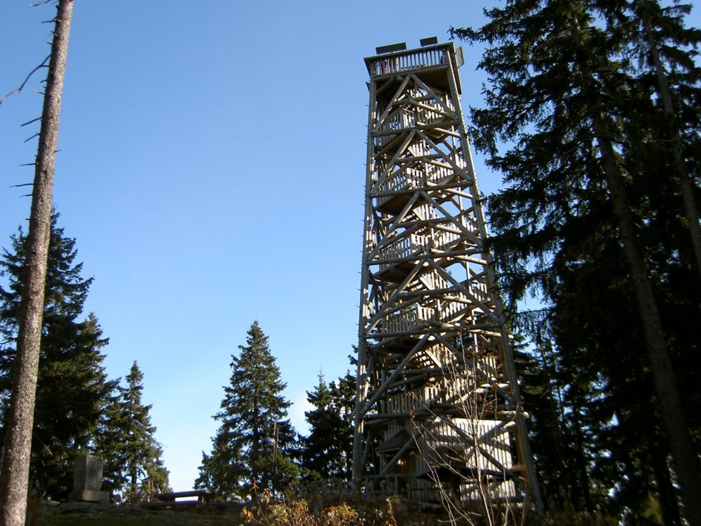 Rozhledna Boubín. 