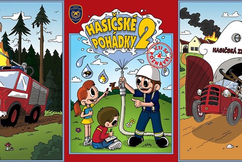 Druhý díl hasičských pohádek už putuje k dětem